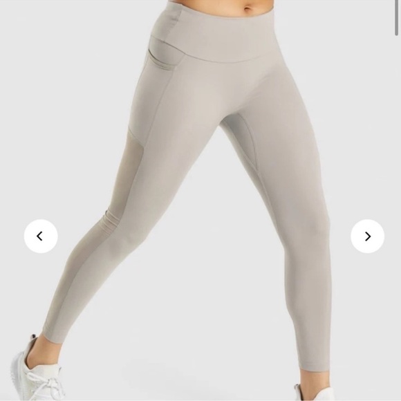 Muted gray sheer Gymshark leggings size small - Picture 5 of 8